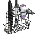 Linkidea Wall Mounted Hair Dryer Holder – Stainless Steel Bathroom Organizer