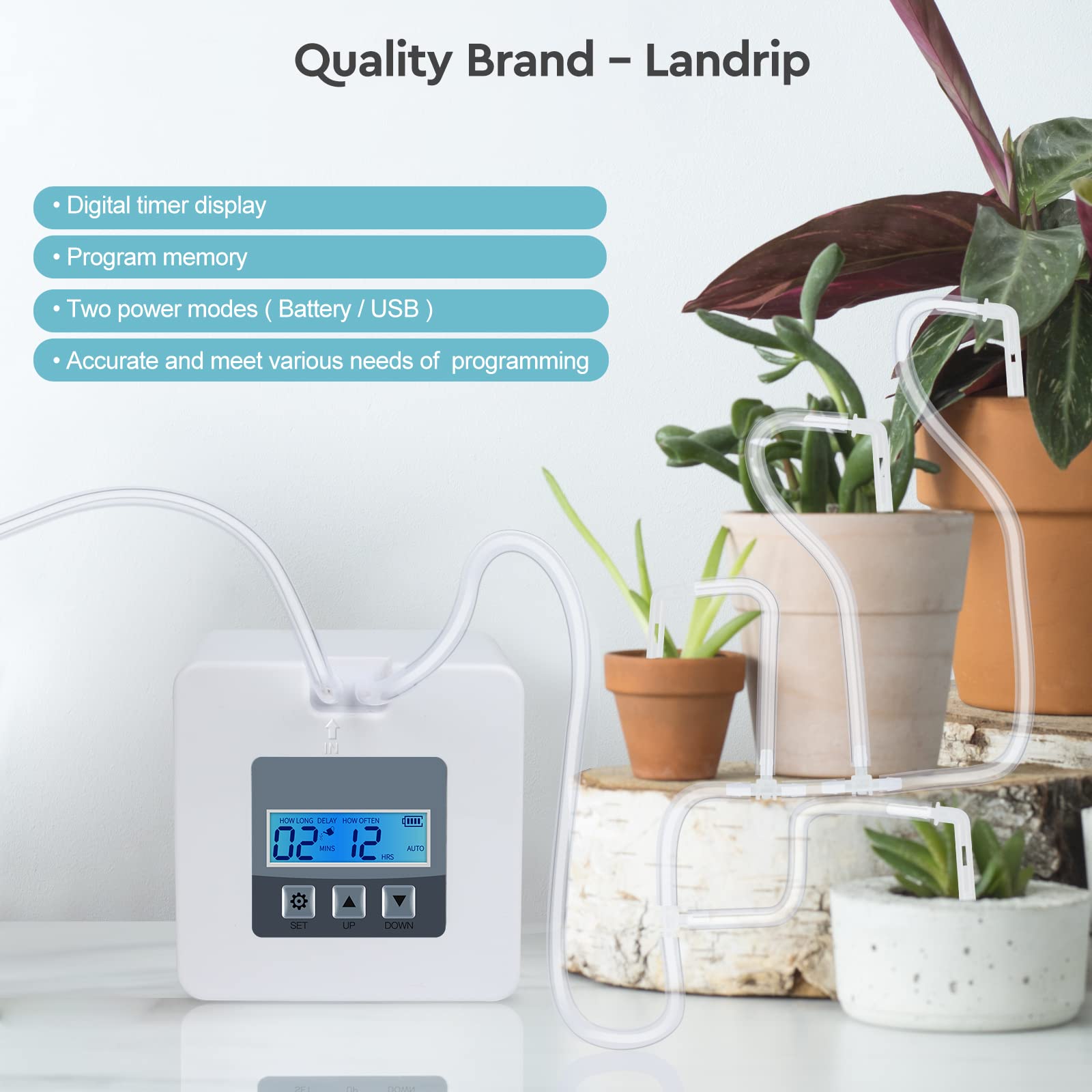 Automatic Drip Irrigation System | Indoor Plant Watering Kit