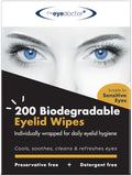 The Eye Doctor Eyelid Wipes x 200 | Biodegradable Wipes for Dry Eyes