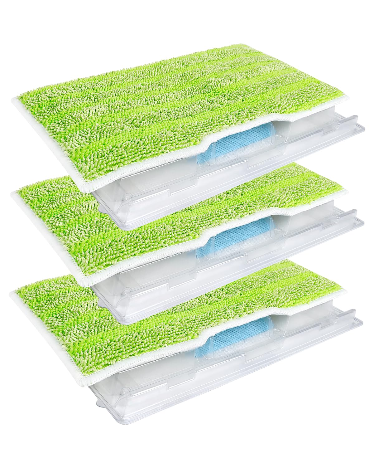 ZaKaBox Reusable VacMop Pads for Shark VM200UK Series – 3 Pack Refills