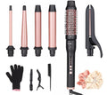 UNOBEY 6-in-1 Curling Wand Set | Ceramic Hair Straightener & Curler