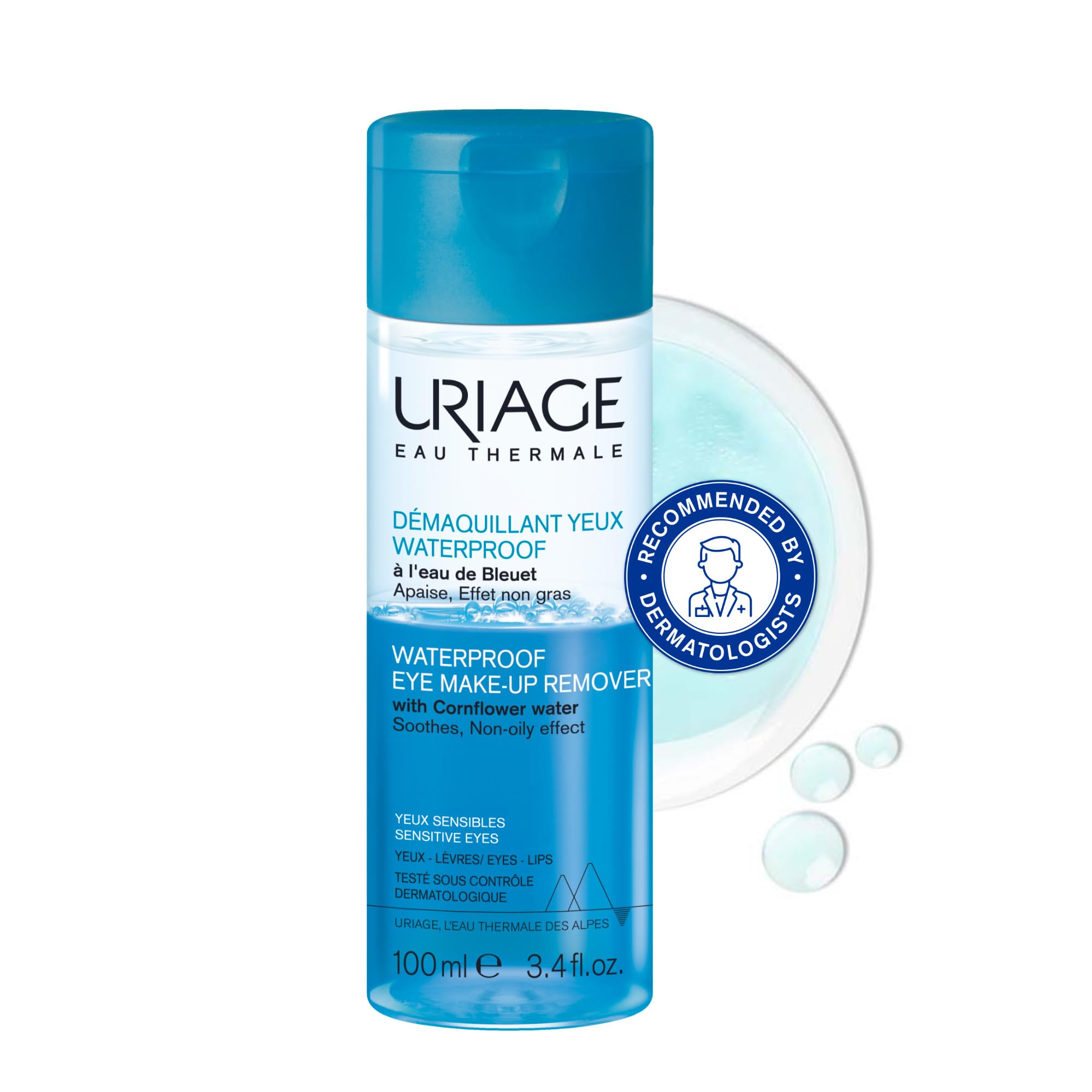 Uriage Biphase Waterproof Make-up Remover for Sensitive Skin – 100ml