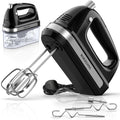 BAIGELONG Hand Electric Mixer - 300W 5-Speed Kitchen Blender, Black