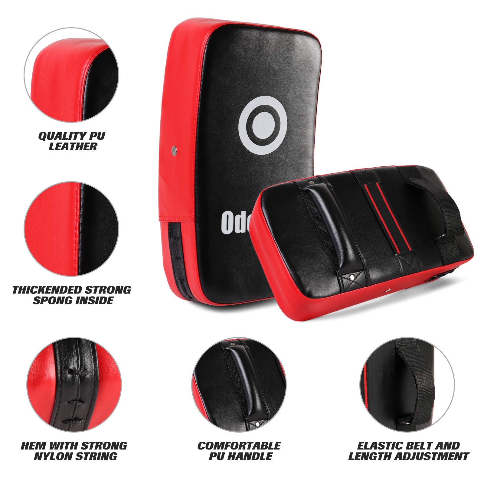 Odoland Kids Boxing Set | 6oz Gloves, Mitts & Kick Pad Training Gear