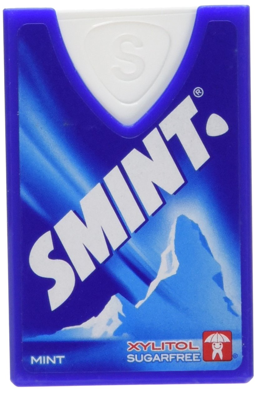 Smint Sugar-Free Mints – Xylitol Breath Freshener (12 Pack Box)