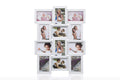 Arpan Wooden Multi Aperture Collage Photo Frame - 12 Photos 6x4 White