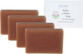 Jolof Store Sulphur and Neem Natural Handmade Soap Set | 4 x 100g Bars
