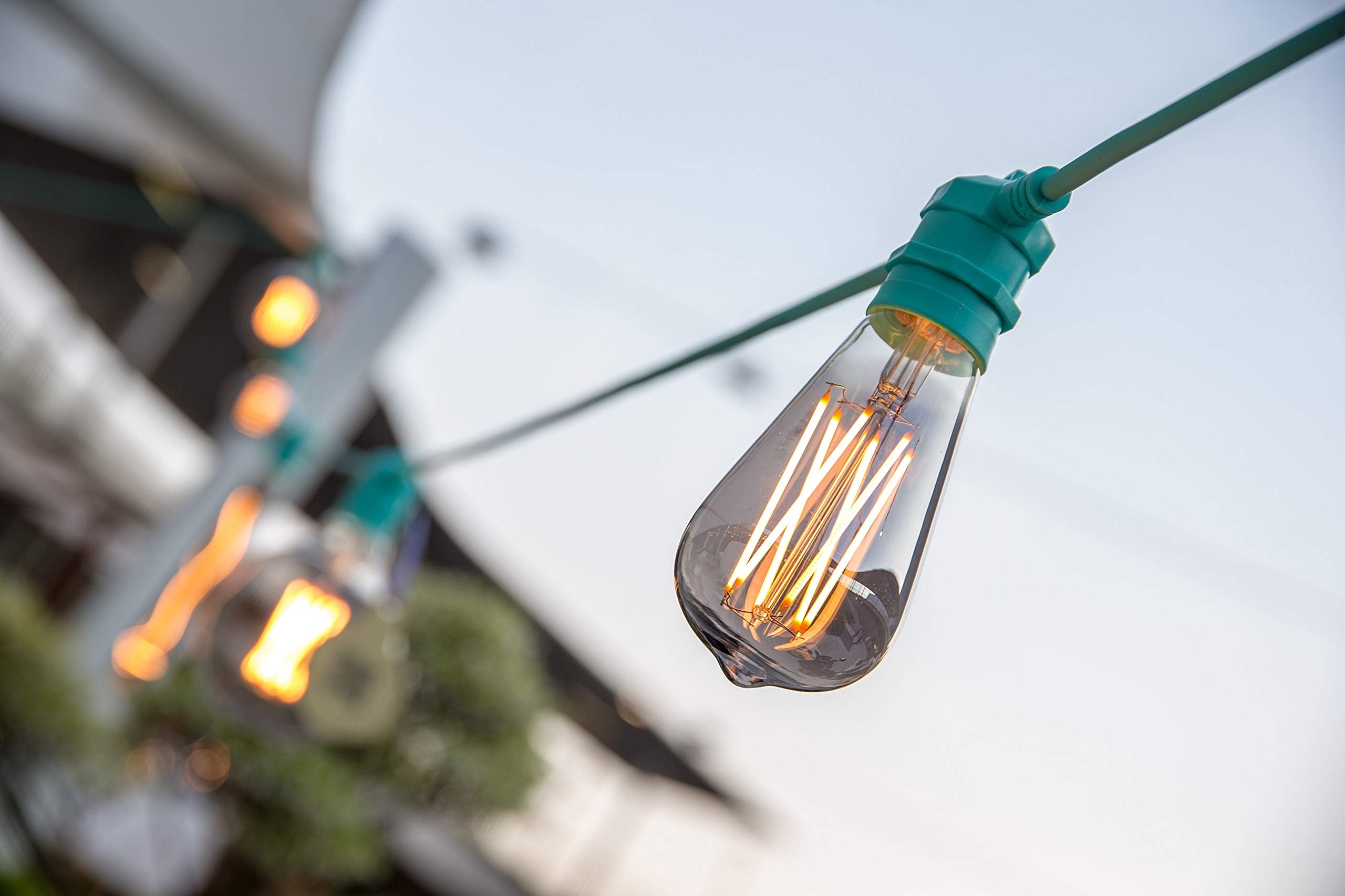 Amarcords White Outdoor Festoon Lights - 12.5m E27 String Lights