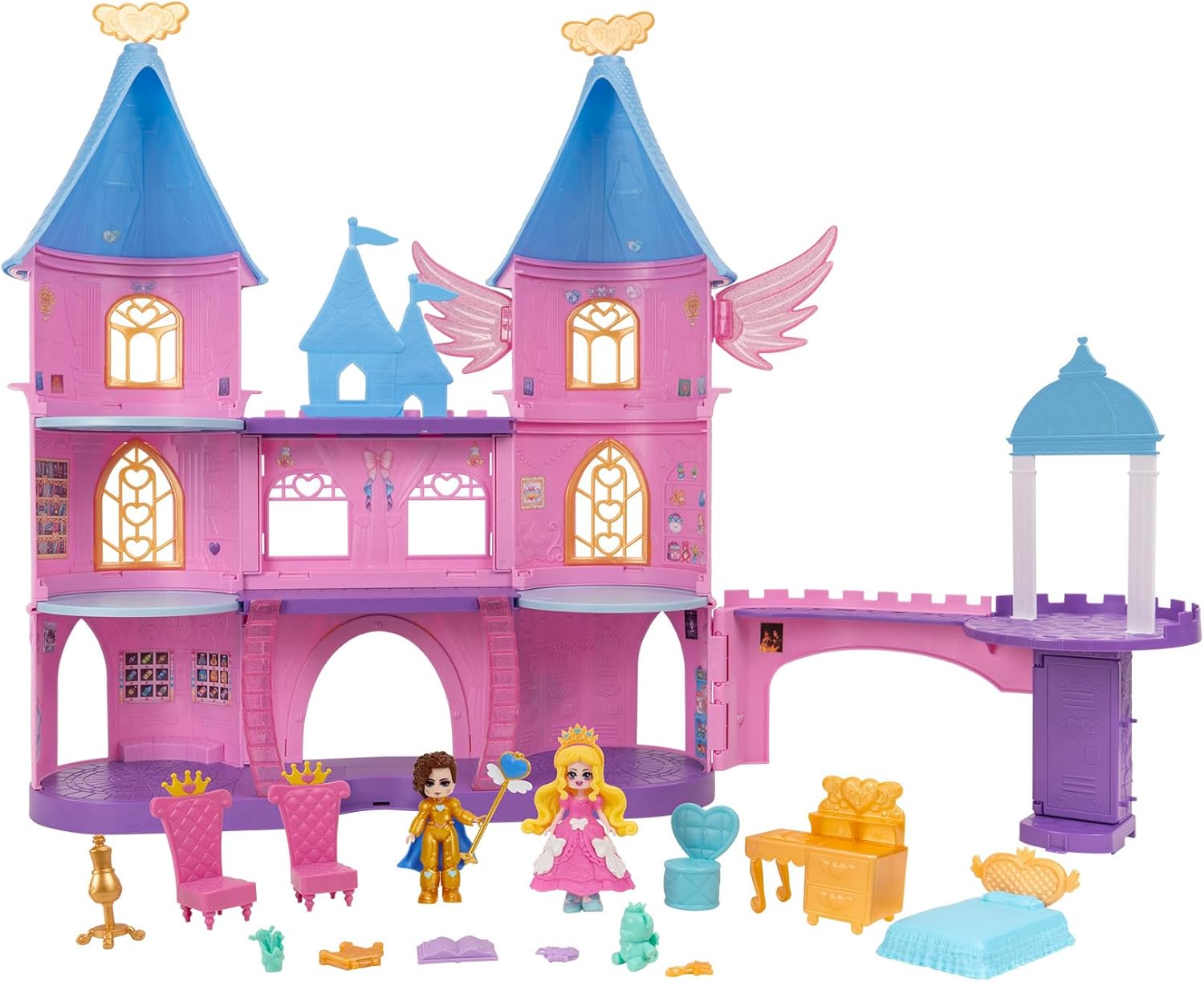 Royale High Castle Campus Playset with 2 Exclusive Dolls by Jazwares