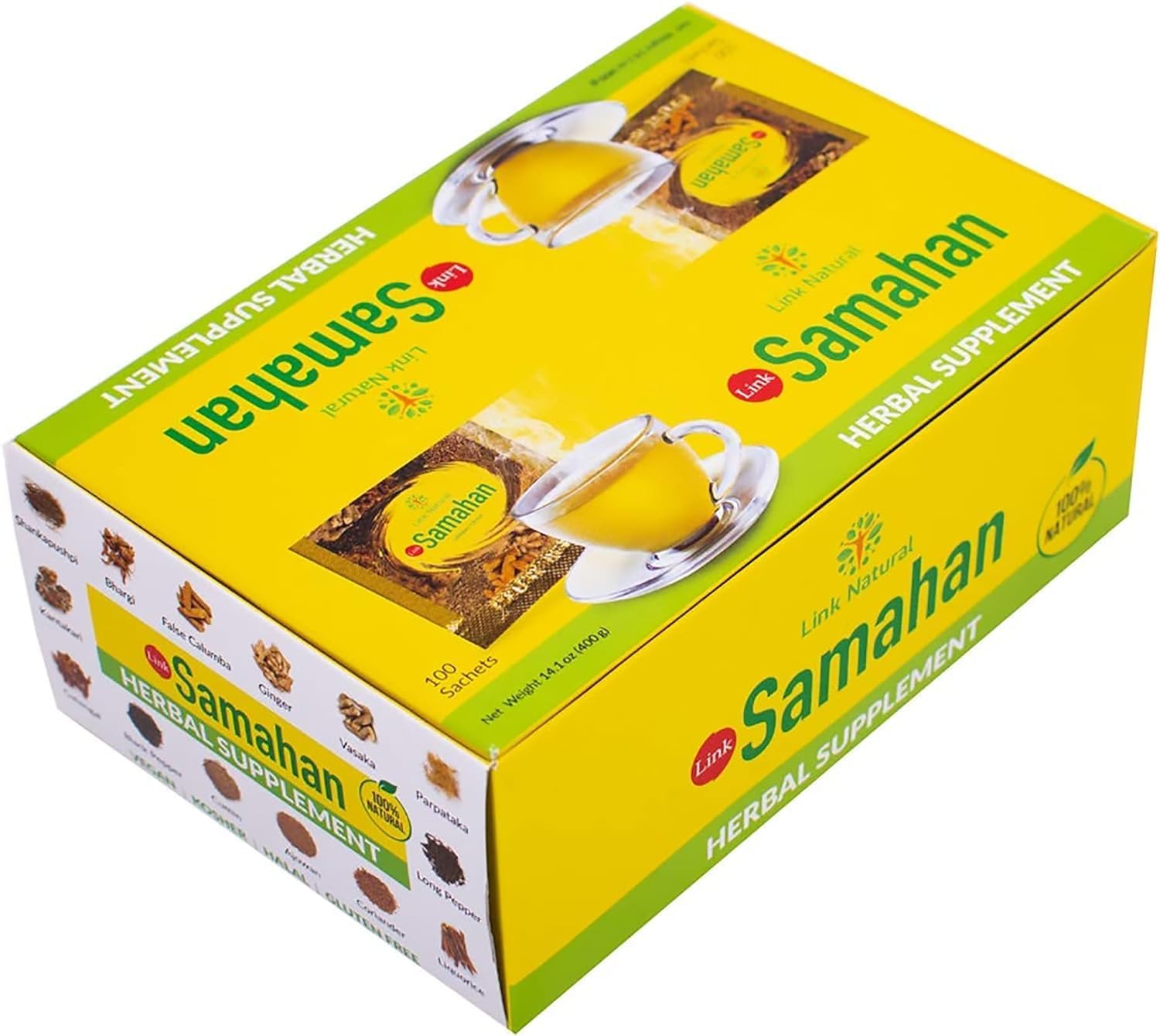 Link Samahan Natural Herbal Ayurvedic Drink – 100% Ceylon Herbal Tea