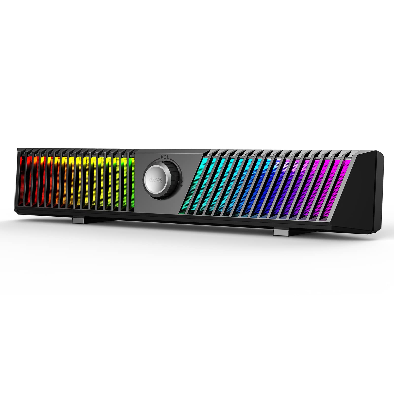 Smalody RGB Computer Speakers – Bluetooth Stereo Sound with Microphone