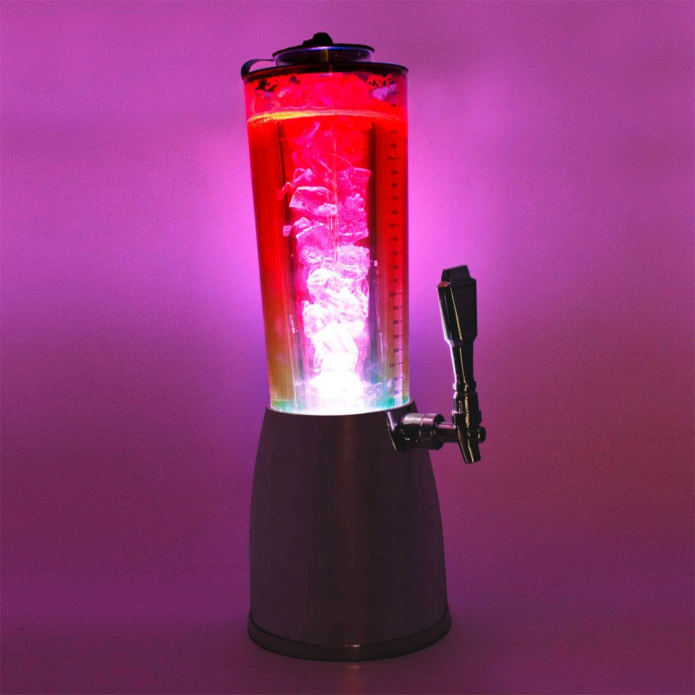 XXL Beer Tower – 4L Beverage Dispenser with Ice Cooler