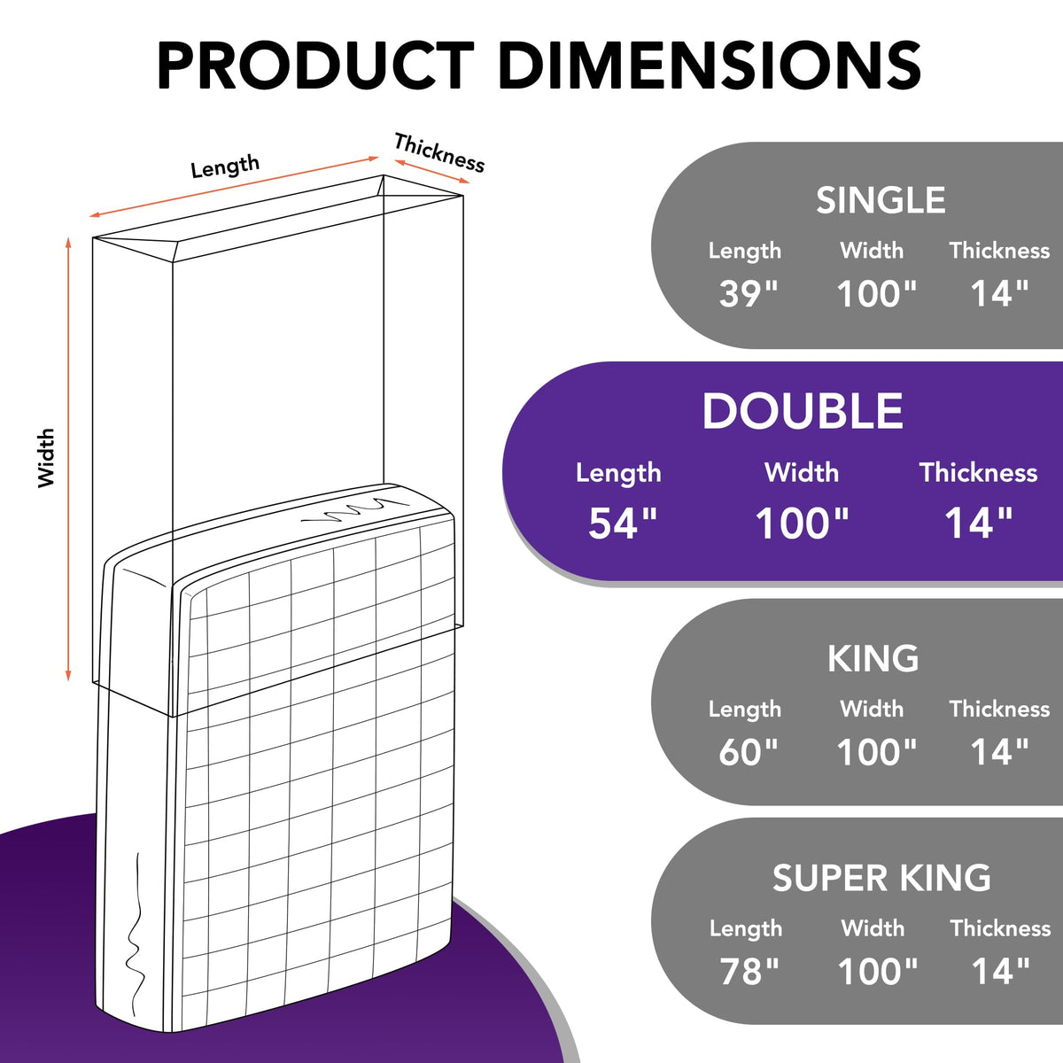 Mattress Bag for Moving and Storage, 5 Mil Heavy Duty Bed Mattress Cover, Mattress Protector Super Thick and Tear Resistant Double - image 2