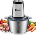 Electric Mini Food Processor – 2L Stainless Steel Chopper