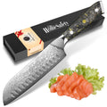 Jolof Store Santoku Knife | 17.8cm VG-10 67-Layer Damascus Steel