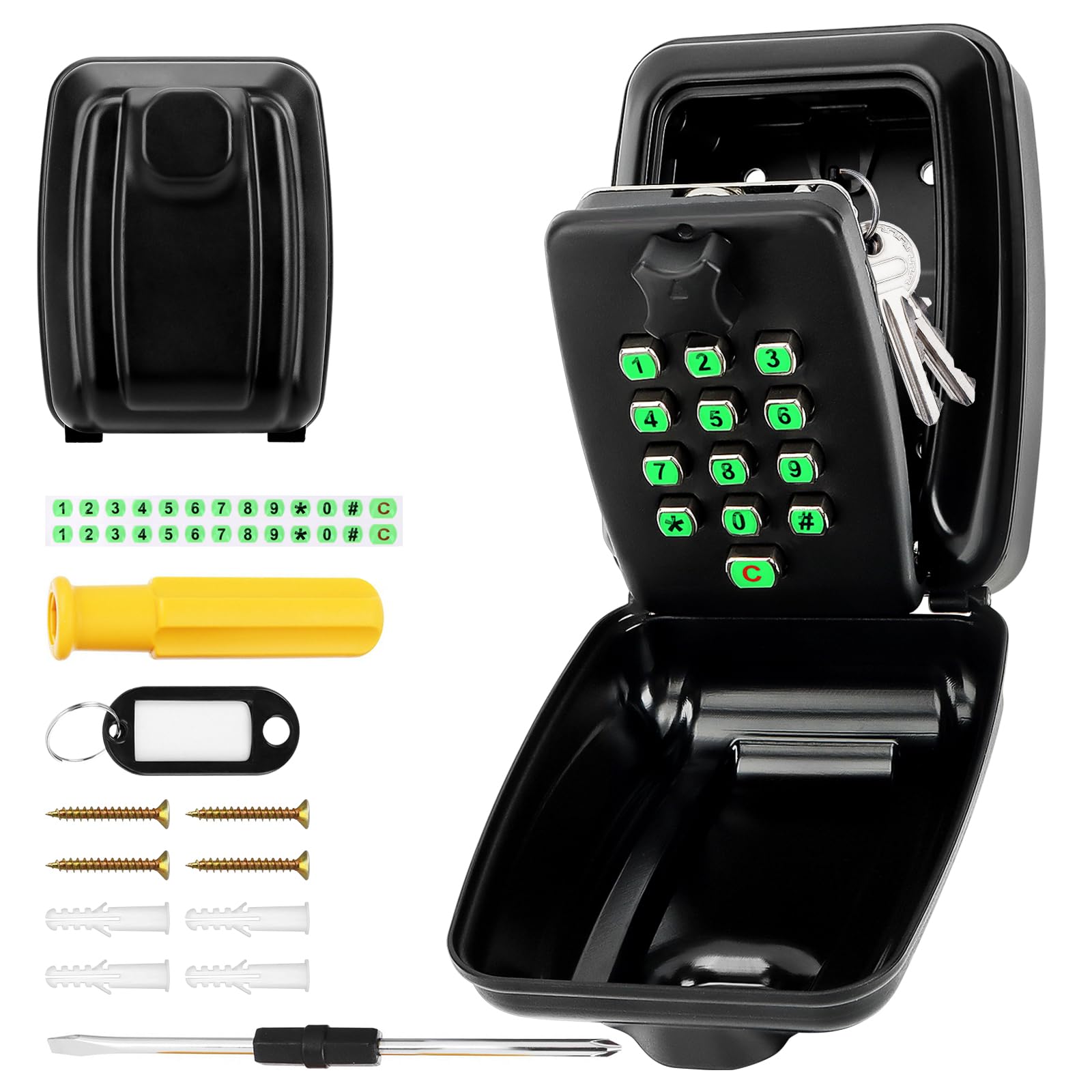 TBRFP Police Approved Key Safe – Wall Mounted 12-Digit Lock Box