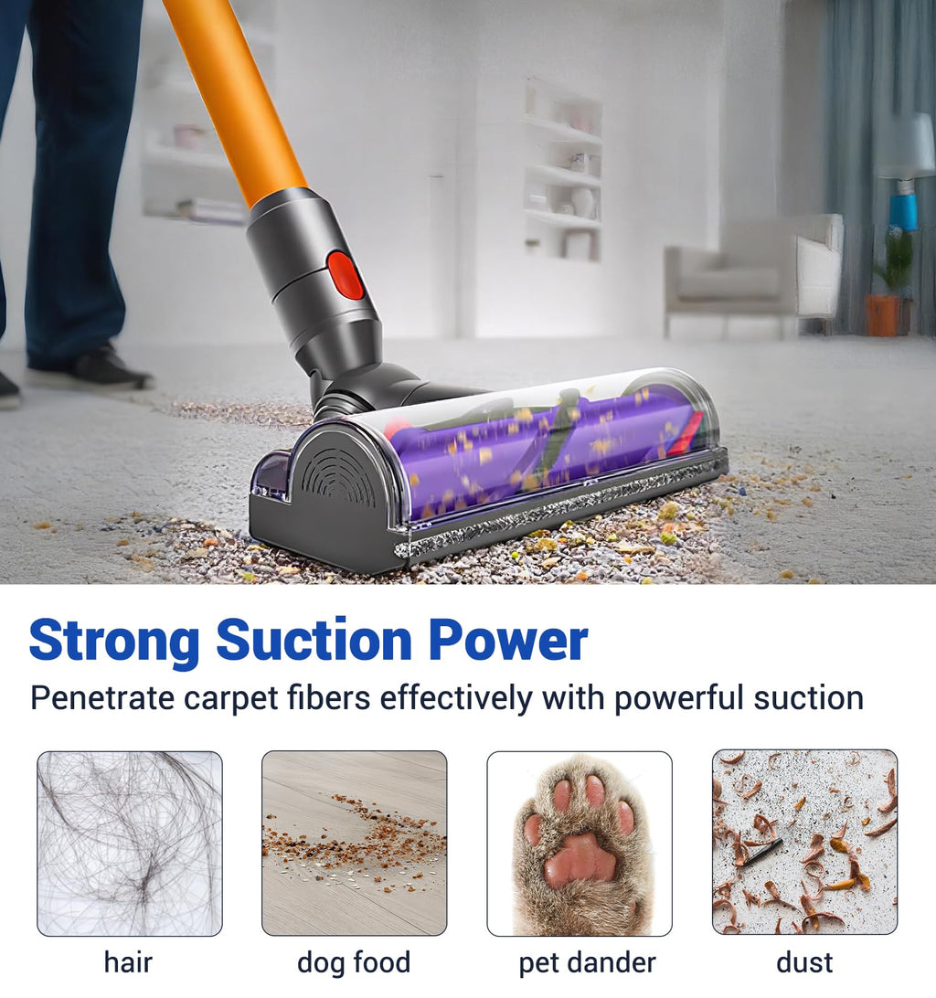 DAMAIYI Direct Drive Cleaner Head for Dyson V7 V8 V10 V11 V15 Vacuums