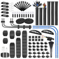 188Pcs Cable Management Kit – Desk & Office Cord Organizer