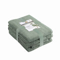 Gözze 6-Piece Cotton Towel Set | 480 g/m² Absorbent Terry Cloth – Jade