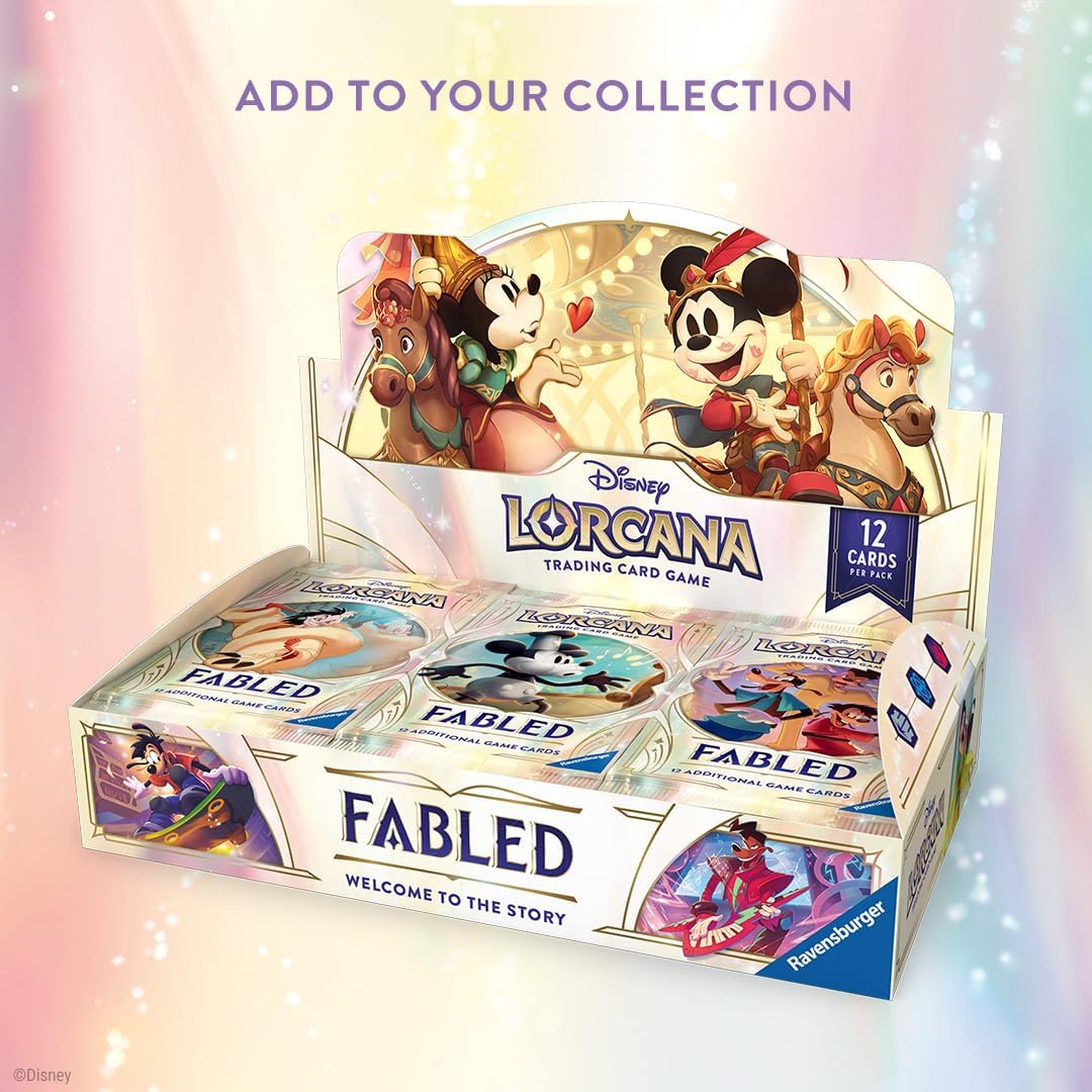Disney Lorcana TCG: Set 9 Fabled Booster Pack Display (24 Count)