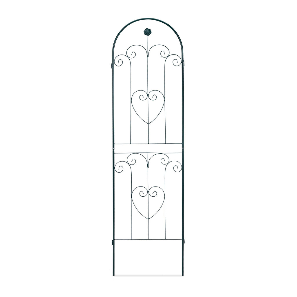 Relaxdays Metal Garden Trellis Set of 2 – 180cm Vintage Climbing Aid