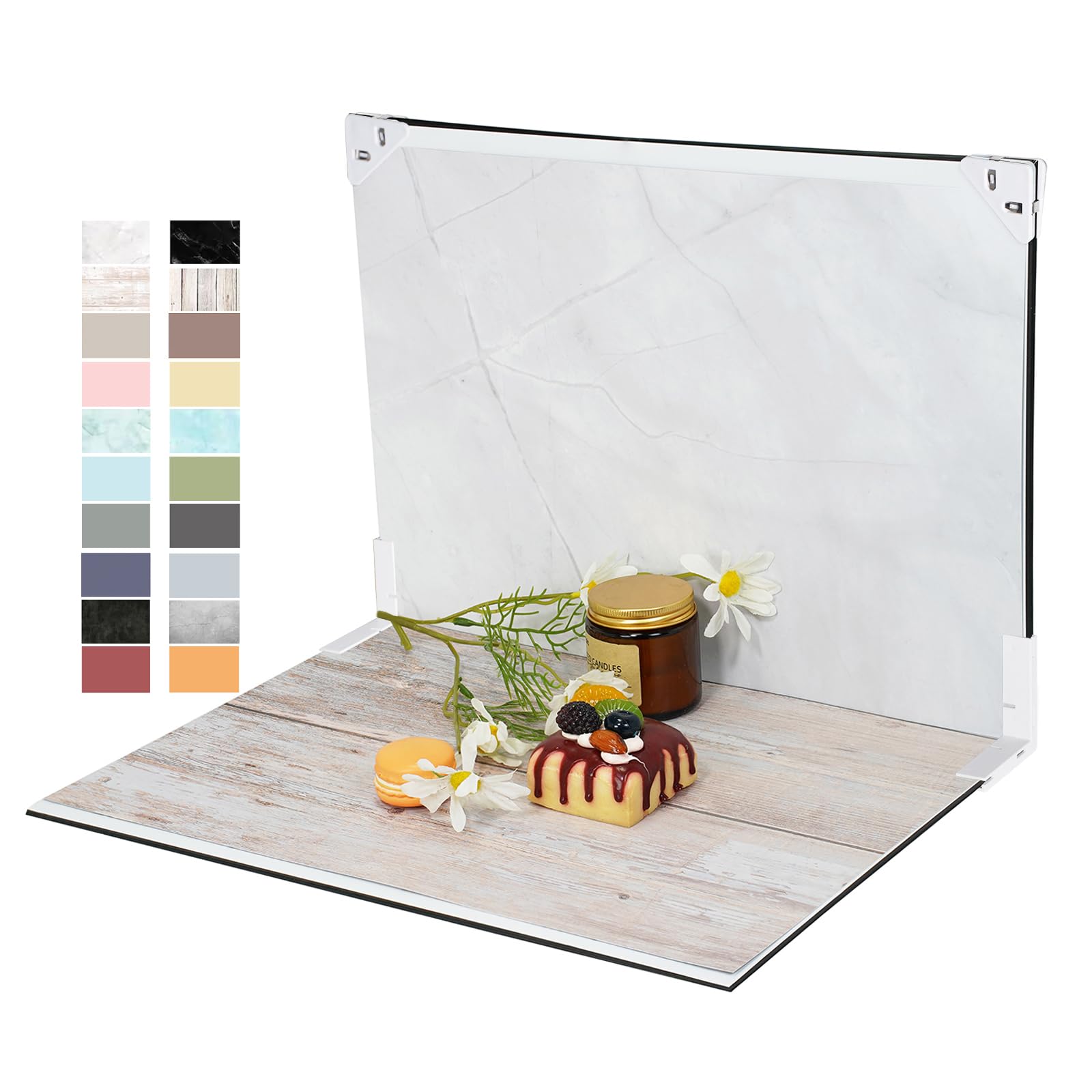 Yoocheese Product Photography Backdrops | 10-Piece Textured Paper Set