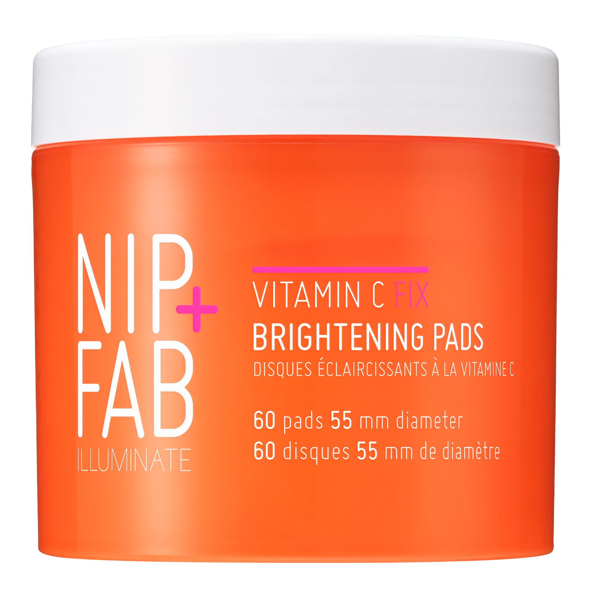 Nip + Fab Vitamin C Fix Brightening Face Pads with Pomegranate - 60 Count