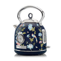 Laura Ashley Elveden Electric Kettle – 1.7L Navy Stainless Steel