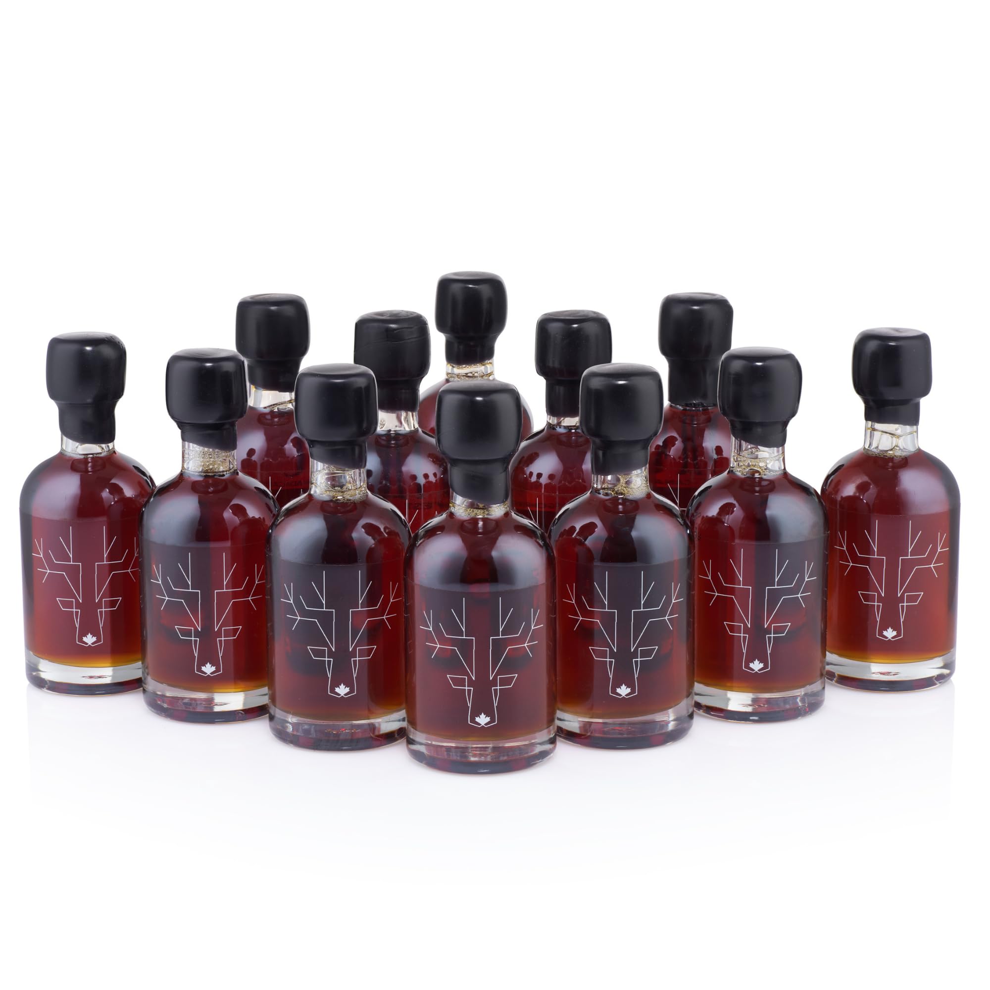 Escuminac Late Harvest Maple Syrup – Dark Robust Taste, 12 x 50ml