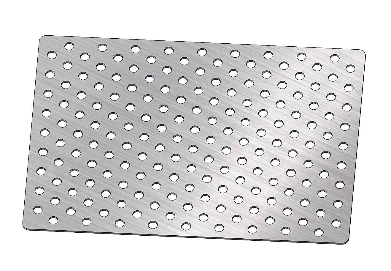 SIYOTO 304 Stainless Steel Anti-Clogging Drain Cover - 7.8x11in Sewer Guard