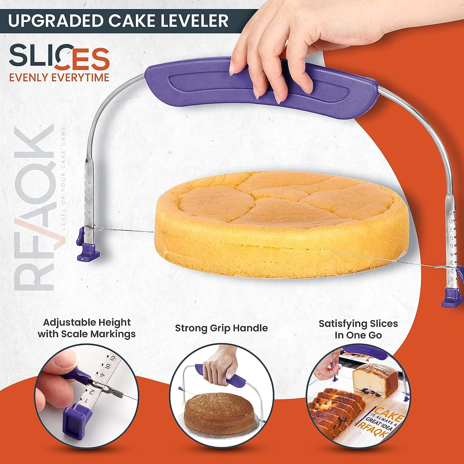 RFAQK 50-Piece Cake Turntable Set | 12" Aluminum Alloy Decorating Kit