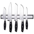 Linoroso 5-Piece German Stainless Steel Knife Set with Magnetic Holder