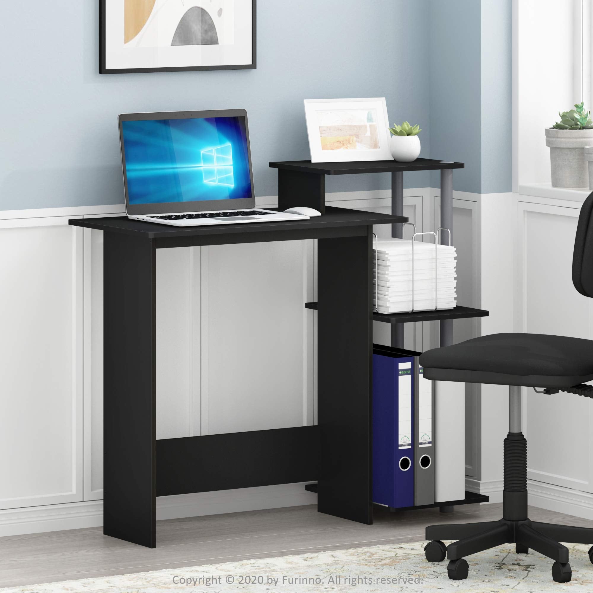 Furinno Efficient Compact Computer Desk | Home Office Writing Table