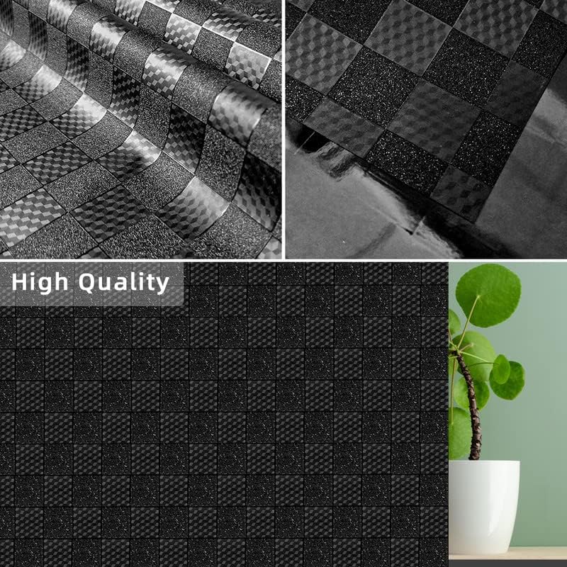 Qualsen Blackout Window Privacy Film | Frosted Static Cling 90x300cm