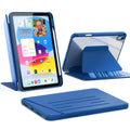 CACOE iPad 11th/10th Gen Case with Pencil Holder & Magnetic Stand