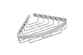 Croydex Aluminium Corner Shower Caddy – Rust-Free Chrome Storage Basket