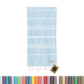 KZY LONDON Turkish Beach Towel – Large 100% Cotton Quick Dry Hammam