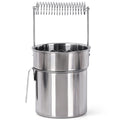 Kurtzy Stainless Steel Paint Brush Cleaner – Dual Washer Pot with Holder