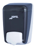 Jofel Azur Refillable Soap Dispenser | 0.4L Charcoal Wall Mounted
