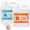 STARTSO WORLD Silicone Mold Making Kit - Food Safe Platinum Rubber 38oz