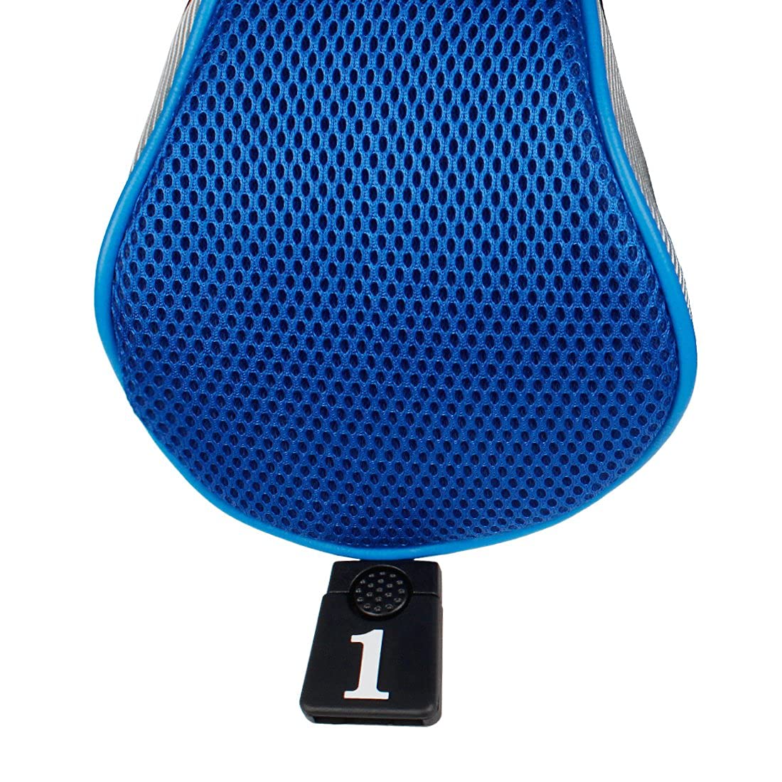 Andux Golf Wood Club Head Covers - 4pcs Set for 460cc Driver - Blue