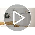 Lifewit White Floating Shelves – 6 Pack 15" Acrylic Wall Storage Ledges