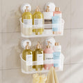TAILI Shower Caddy Suction Cup 2 Pack | Heavy Duty Bathroom Organizer