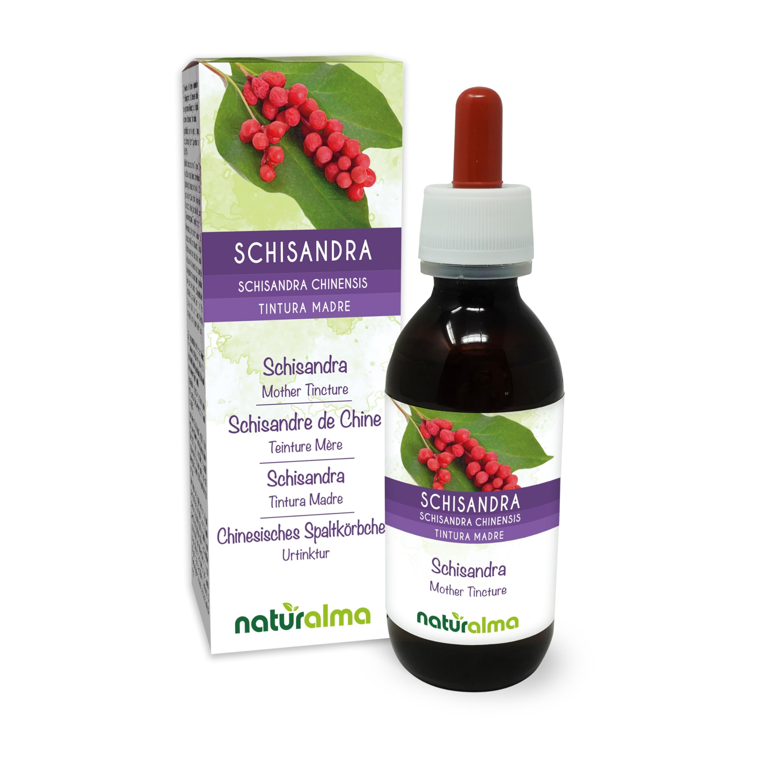 Naturalma Schisandra Liquid Extract – Alcohol-Free Mother Tincture 120ml