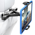 TRYONE Car Headrest Tablet Mount – Carbon Steel Holder for 4.7-12.9" Devices