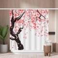 Woutay Floral Shower Curtain – Mold Resistant Waterproof Polyester 180x180cm