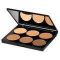 Sleek MakeUP Cream Contour Kit – 6 Blendable Sculpting Shades, Medium