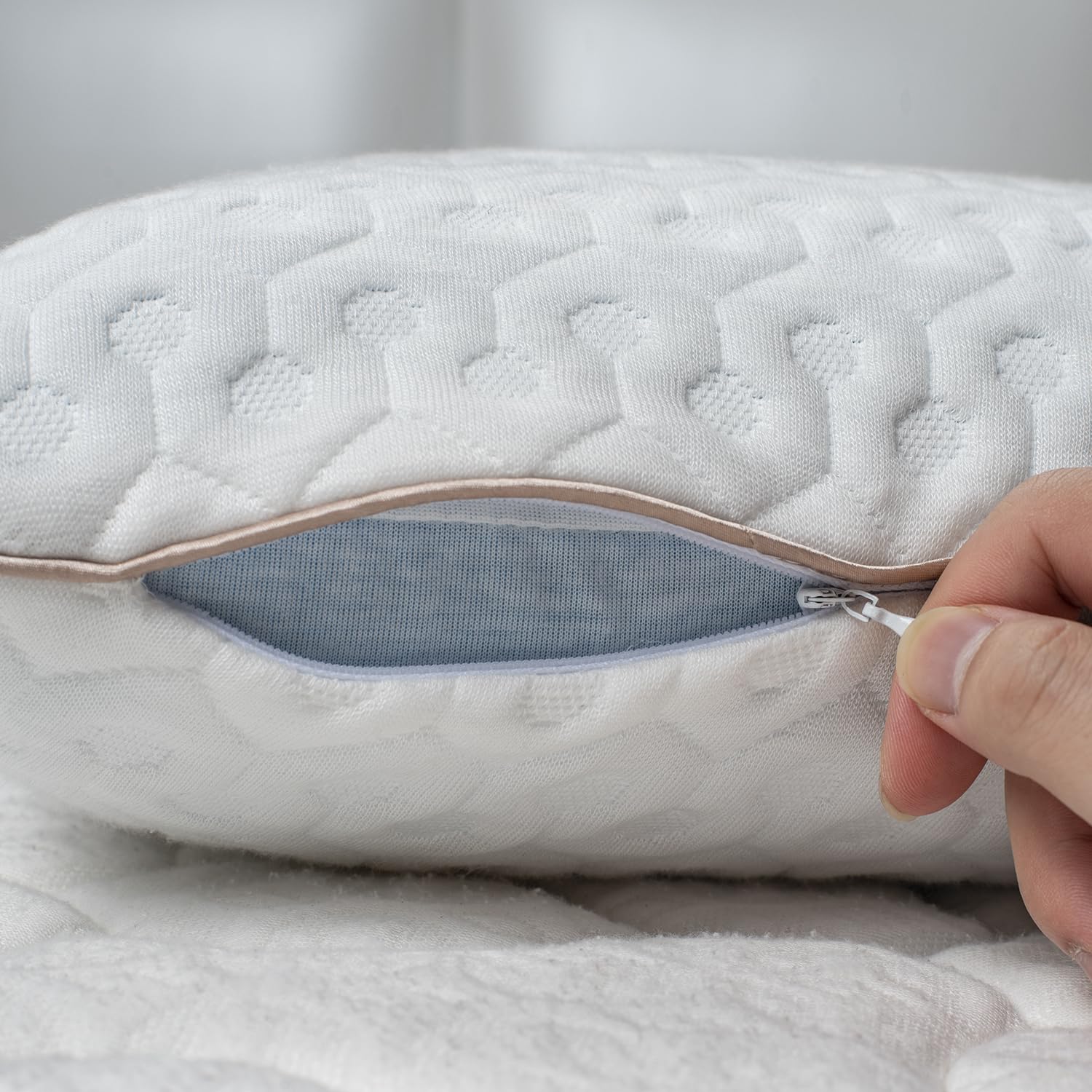 BedStory Cooling Gel Memory Foam Pillow – Ventilated Support for All Sleepers