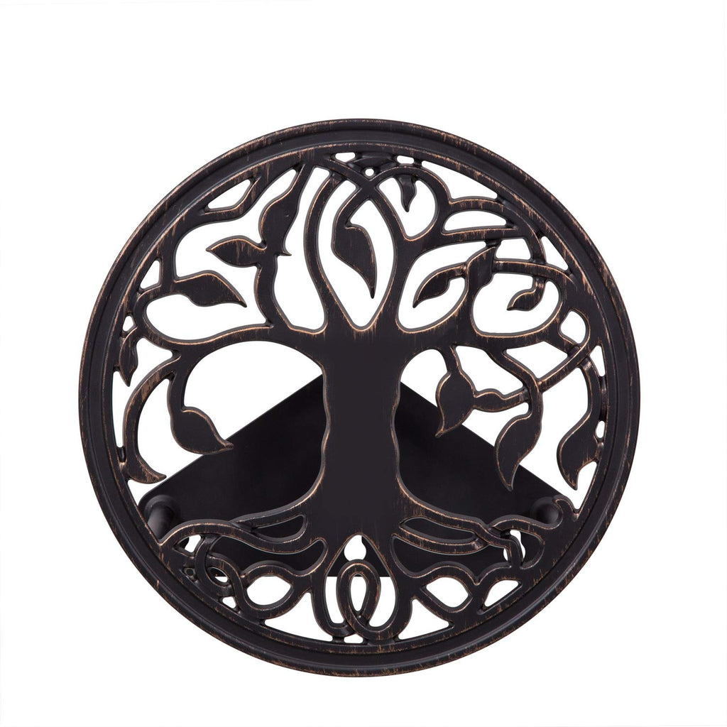 Liberty Garden Tree of Life Wall Mount Hose Hanger | Cast Aluminum