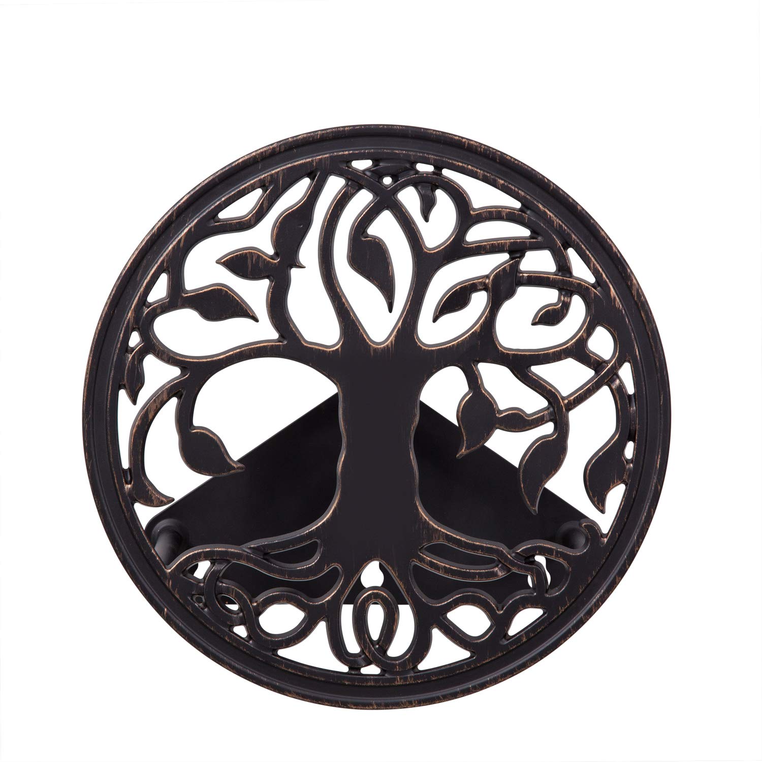 Liberty Garden Tree of Life Wall Mount Hose Hanger | Cast Aluminum